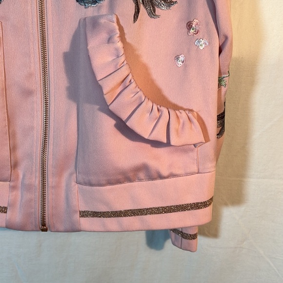 Ted Baker Women embroidered light weight jacket size 2 (US 4-6) pink - Picture 4 of 13